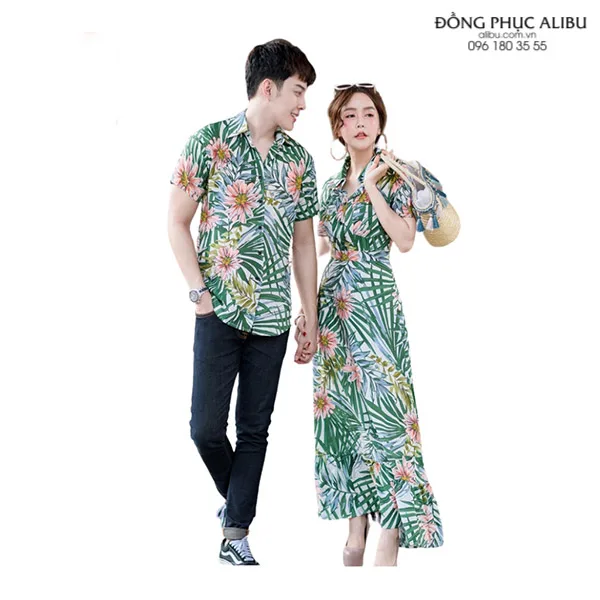 Áo Váy Đôi Đi Biển AVDDB01