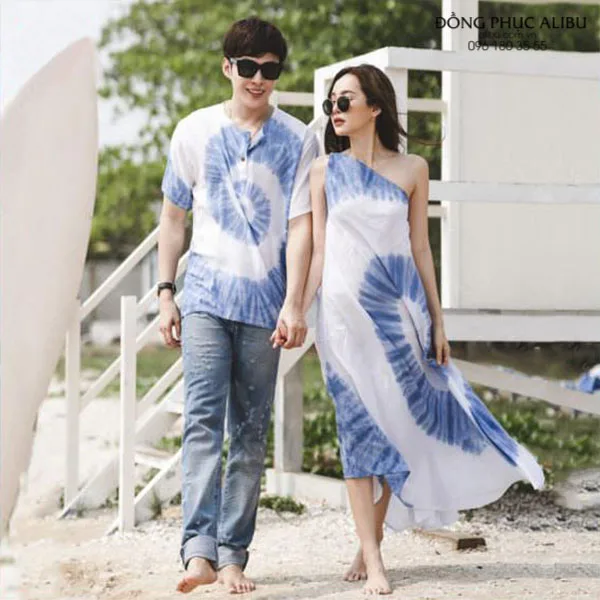 Áo Nhóm Đi Biển Couple AVDDB015