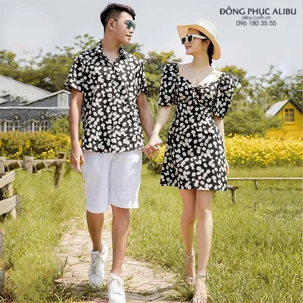 Áo Váy Đôi Đi Biển AVDDB06
