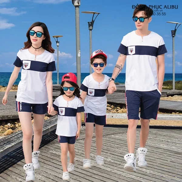 Quần Áo Gia Đình Đi Biển Mẫu BXAGDDB018