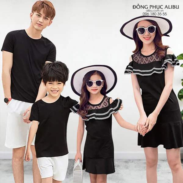 Áo Gia Đình Đi Biển Mẫu BXAGDDB02