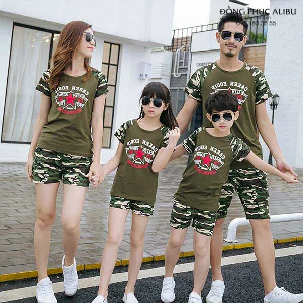 Áo Đi Biển Gia Đình Mẫu BXAGDDB022