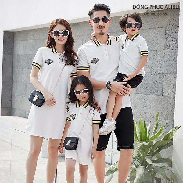 Áo Đi Biển Gia Đình Mẫu BXAGDDB024