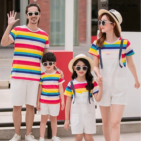 Áo Gia Đình Đi Biển Mẫu BXAGDDB04