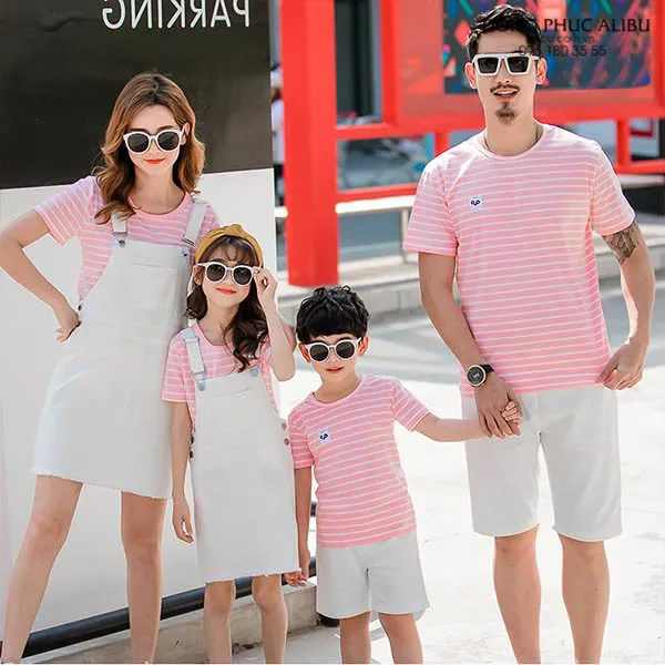 Áo Gia Đình Đi Biển Mẫu BXAGDDB05