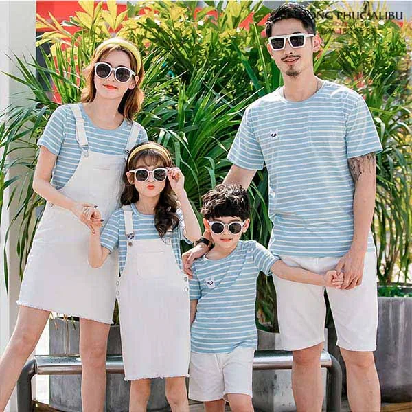 Áo Gia Đình Đi Biển Mẫu BXAGDDB06