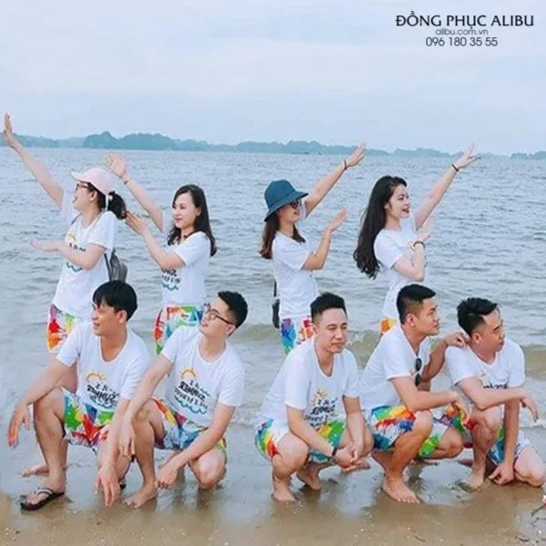 Áo thun nhóm đi biển BXANDB08